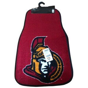 Ottawa Senators NHL Car Floor Mat Set 2-Piece 27.5" x 17" Fanmats Hockey